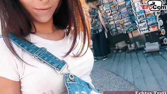 Sweet teen with mini tits seduces for sex in the hotel