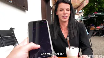 Czech Streets 129: Milf Enjoys a Vibrator in Public