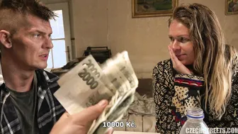 Czech Streets 131: Food Porn Orgy with 28wks Pregnant