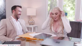 Bombshell blonde Kendra Sunderland is ready to spread her pussy wide open for her friends husband
