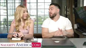 Naughty Blonde Kallie Taylor Gets Depraved by Her Friends Brother