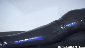 Gorgeous lesbian gets fisted in fetish scene