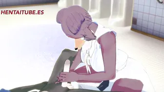 Beastars Furry Yiff Animated - Legosi x Juno Jerk off Boobjob and