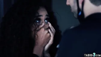 Busty Black Teen Scarlit's Big Bootie Gets By A BBC - PornPros
