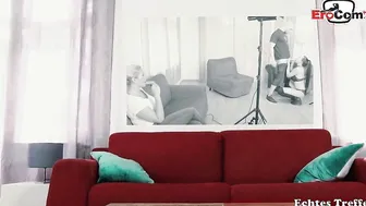 First anal dildo sex for curvy blonde milf