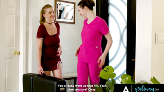 GIRLSWAY  Masseuse Hazel Moores Sizzling Hot Encounter With Insatiable Client Ignites Smoldering Passion
