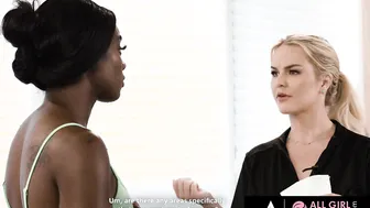 Pampered and Pinned Intense Lesbian Lovemaking Between Ana Foxxx and Slimthick Vic