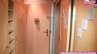 Shy man seduced by young slut