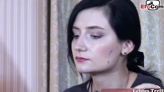 Nylon fetishist fucks submissive slut anally