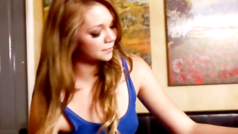 Jessie Andrews fucking in the chair with her natural tits
