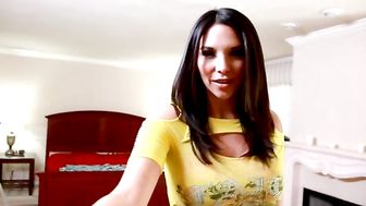Latina Missy Martinez fucking in the bed with her big tits