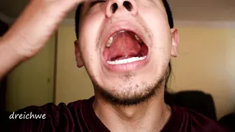 Tongue and saliva fetish
