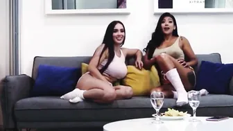 Steamy wet hot lesbian sex with beautiful Colombian girls and Kourtney Love 58