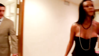 Getting Caught Masturbating At Work Helps Laly Catch Cock