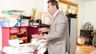 Belle Knox fucking in the office with her small tits
