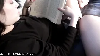 Tiny Bookworm Step Sister Tries Sex - Kylie Quinn 16