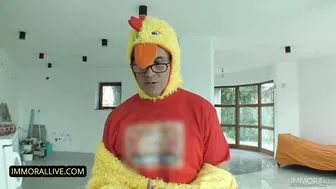 Fit 18 Yo Getting Hammered by the Pink Bunny into a
