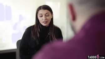 Contractor fucks desperate 19 year old fiance Maya Woulfe to getting her house done