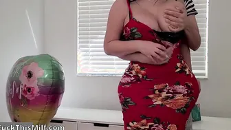 On Mothers Day my Curvy Step Mom said take the condom off  creampie in her 6