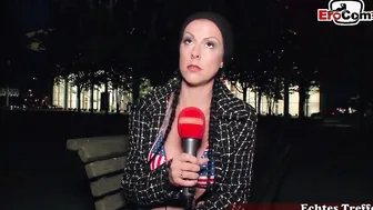 Real street casting for a public fuck