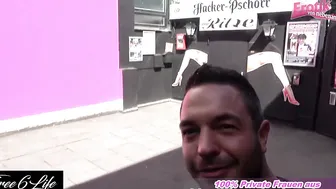 Kitty porn video – Sex on the street and sperm walk with blonde