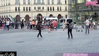 Berlin Outdoor Adventure - Amateur Girl Next Door Gets Fucked By A Stranger