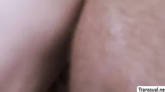 Slutty Tbabe rides and sucks brother-in-laws dick