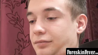Thin twink with fat whole dick in performance satisfying scene
