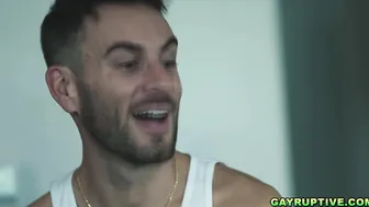 Jimmy masturbates and shows off his body
