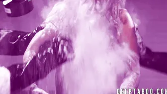 Sinful teen with small tits moans while banged at a clinic