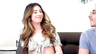 Haley Reed is another casting crew representative and today shes getting her feet wet with Camila Cream. The girls chill
