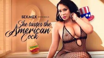 She Tastes The American Cock