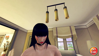 Hinata x Raikage 2 - Sims 4