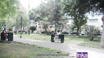 Big ass 18 year old schoolgirl gets caught by stranger