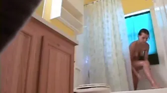 Teenage Stepsister's Secret Shower Adventure