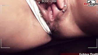 Pierced slut arranges an anal date