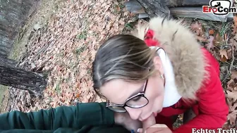 Outdoor ao fuck on the first date with milf