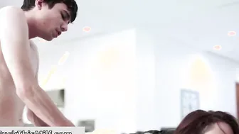 Shy Teen Bangs His Bullys HOT Stepmom Natasha Nice 5