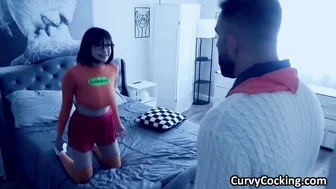 Velmas big tit bouncing riding big cock