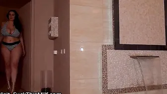 Incredible curvy woman seduced and fucked at the spa 14