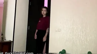 My first painful anal. Student pays rent with anal virginity. (With subs) 11