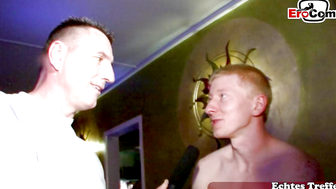 Swinger club party with real German couples
