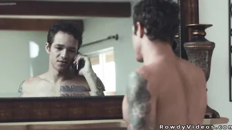 Gay criminal anal fucks his partner