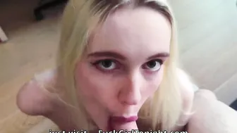 StepDaughter Squirts in her panties Fucked Hard Huge Facial 69