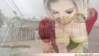 Blonde MILF gets fucked by stepson