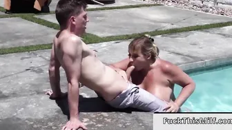 Step-Grandson Just Got Dumped And Can Barely Step Out Of Bed So Step-Nana  Her Huge 8