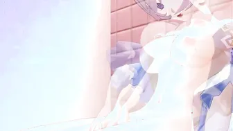 Keqing Cartoon 3D Masturbating