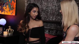 Lesbo dom spanks n anal vibrators lover