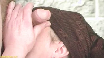Intense ugly grandmother hard pounded