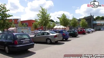 Chubby german girl picked up on Street for Fuck casting